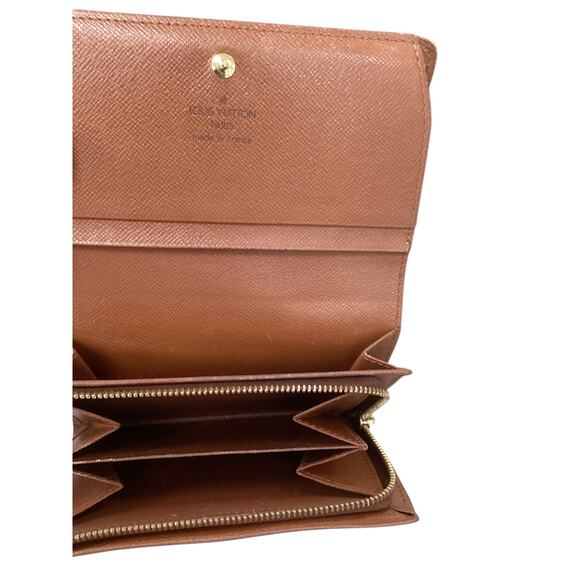 Vintage Louis Vuitton Wallet Women’s 1 Size Monogram Leather RA0928 Tresor Brown - Picture 9 of 10